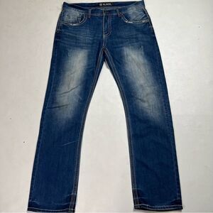 CJ Black | Factory Distressed Bootcut Jeans